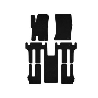 Covorase auto textile Premium 2004-2008 (3 randuri, Negru) Ssang Yong Rodius foto 1
