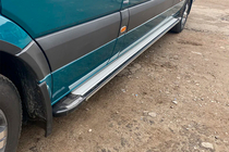 Mercedes Sprinter W906 2006–2018 Praguri Laterale Rainbow (2 buc, Aluminiu) Long/ExtraLong foto 2