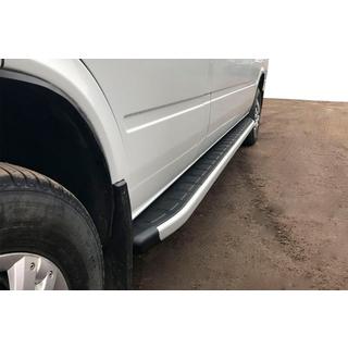 Praguri laterale Fullmond (2 buc, aluminiu) Mercedes Sprinter W901/902/903/904/905 1995–2006 foto 1