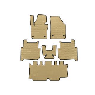 Covorase EVA (3 Randuri, 2006-2010, 7 Locuri, Bej) Volkswagen Touran 2003-2010