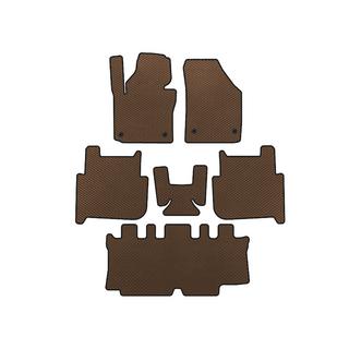 Covorase EVA (3 Randuri, 2006-2010, 7 Locuri, Maro) Volkswagen Touran 2003-2010