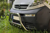 Opel Vivaro 2001–2015 Bullbar WT003-4 (Inox) Fara Inscription foto 4