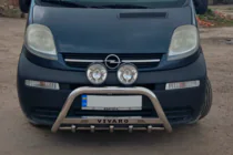 Opel Vivaro 2001–2015 Bullbar WT003-4 (Inox) Fara Inscription foto 9