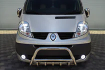 Opel Vivaro 2001–2015 Bullbar WT003-4 (Inox) Fara Inscription foto 3