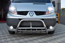 Opel Vivaro 2001–2015 Bullbar WT003-4 (Inox) Fara Inscription foto 6