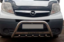 Opel Vivaro 2001–2015 Bullbar WT003-4 (Inox) Fara Inscription foto 7