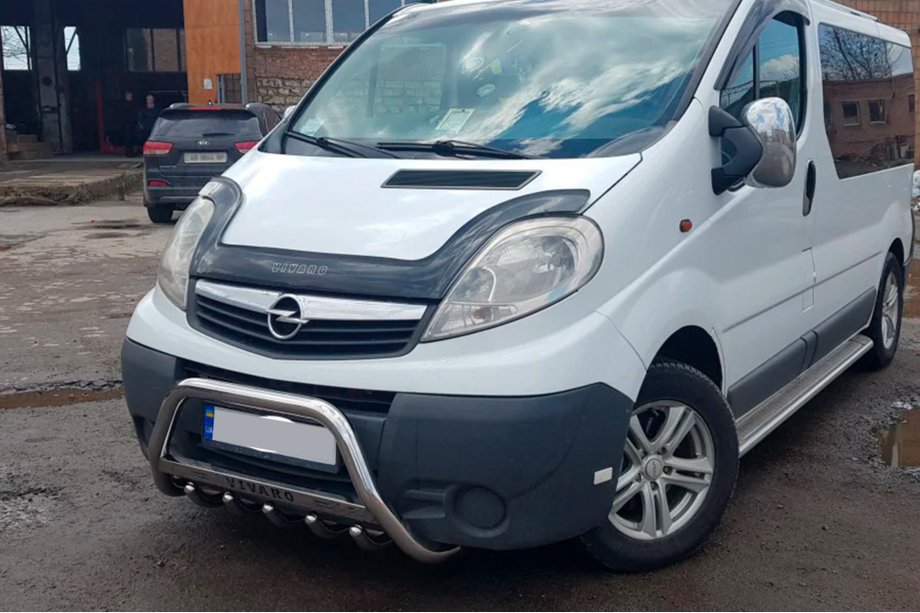 Opel Vivaro 2001–2015 Bullbar WT003-4 (Inox) Cu Inscription Foto 8