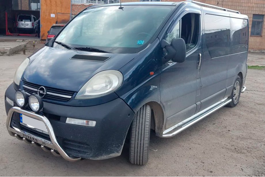 Opel Vivaro 2001–2015 Bullbar WT003-4 (Inox) Cu Inscription Foto 10