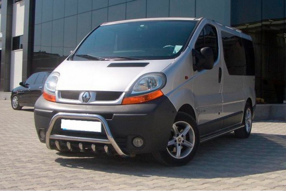 Opel Vivaro 2001–2015 Bullbar WT003-4 (Inox) Cu Inscription Foto 13
