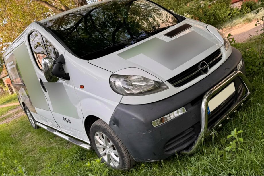 Opel Vivaro 2001–2015 Bullbar WT003-4 (Inox) Cu Inscription Foto 5
