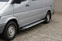 Volkswagen LT 1995-2006 Praguri Laterale Line (2 buc, Aluminiu) foto 1