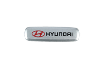 Hyundai Emblema aluminiu pentru covorase auto (1 buc) foto 1