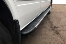 Volkswagen LT 1995-2006 Praguri Laterale Duru (2 buc, Aluminiu) foto 1