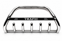 Renault Trafic 2001–2015 Bullbar WT003-4 (Inox) Cu inscriptie Renault foto 7