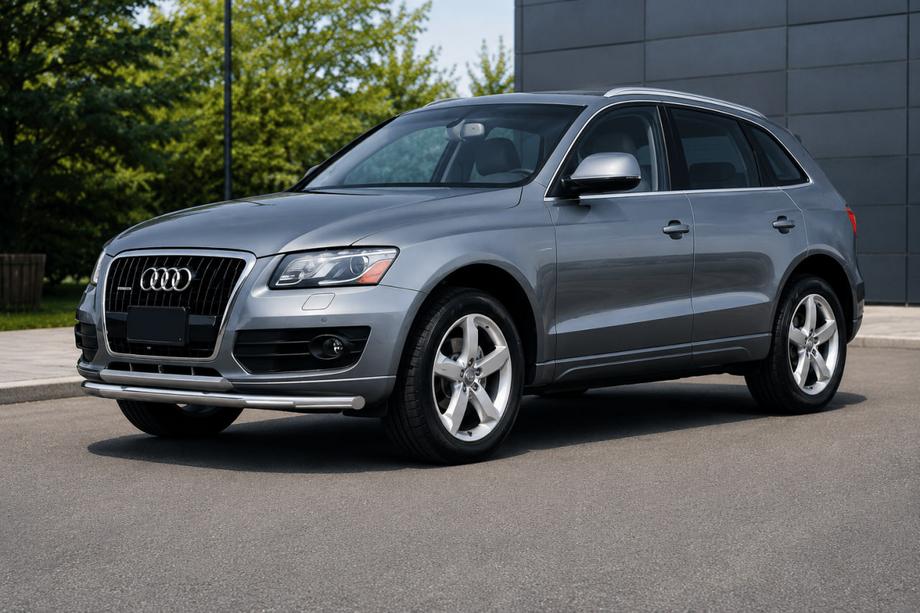 Audi Q5 2008-2017 Protectie Fata ST008 (Inox) Image