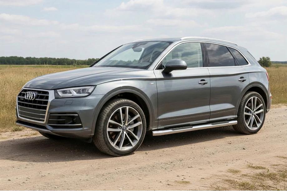Audi Q5 2017-2025 Tevi Laterale (2 buc, Otel Inoxidabil) Image