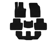 Volvo XC90 2015- Covorase textile Deluxe (3 randuri, Negru) foto 1