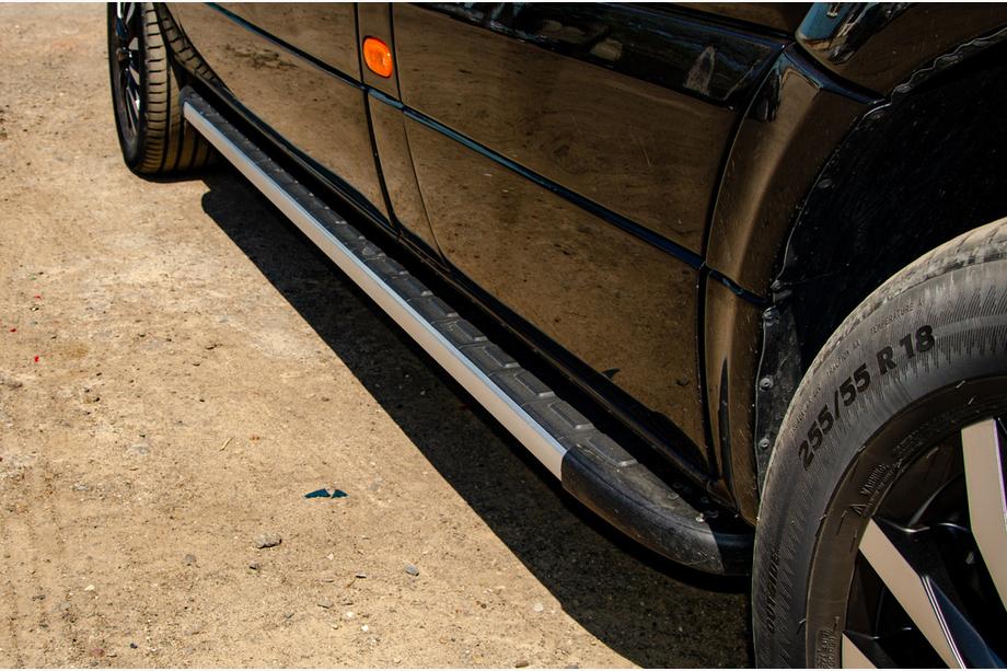 Volkswagen Crafter 2006-2016 Praguri Laterale Duru (2 buc, Aluminiu) Long/ExtraLong Foto 2