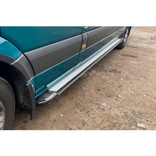 Praguri Laterale Rainbow (2 buc, Aluminiu) Volkswagen Crafter 2006-2016 foto 3