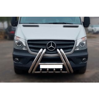 Bullbar F1-01 (2013-2018, Otel Inoxidabil) foto 1