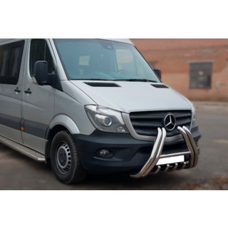 Bullbar F1-01 (2013-2018, Otel Inoxidabil) foto 2