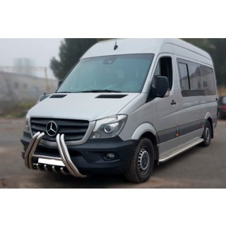 Bullbar F1-01 (2013-2018, Otel Inoxidabil) foto 3