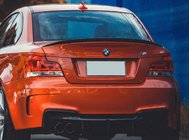 BMW 1 Series E81/E82/E87/E88 2004-2011 Spoiler P-Style (pentru E82, Negru Lucios) foto 1