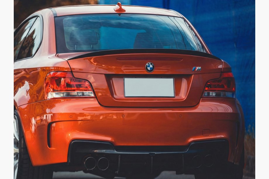 BMW 1 Series E81/E82/E87/E88 2004-2011 Spoiler P-Style (pentru E82, Negru Lucios) Image