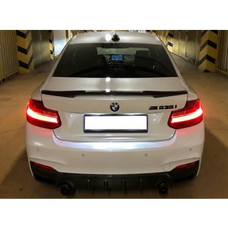 Spoiler M4-Style (pentru F22, negru lucios) foto 1