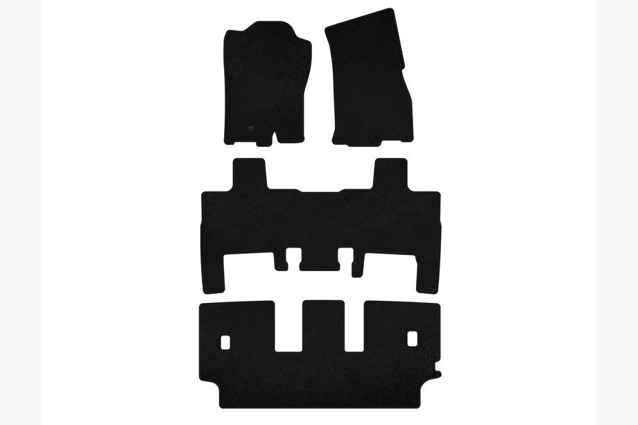 Ford Expedition 2007-2017 Covorase textile Premium (2007-2014, Negru) Image