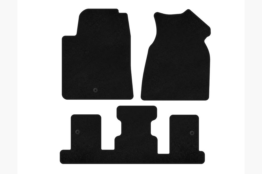 GMC Acadia 2006-2017 Covorase textile Classic (1+3 randuri, 2013-2017, Negru) Image