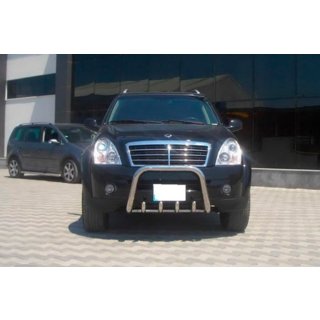 Bullbar QT006 (Inox) SsangYong Rexton I 2001-2017 foto 4