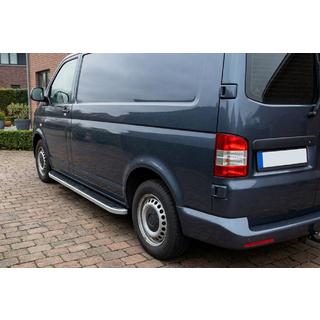 Praguri Laterale Tayga Grey (2 buc, Aluminiu) Volkswagen T5 Transporter 2003-2010 foto 1