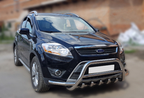 Ford Kuga 2008-2013 Bull bar WT003-Exclusive (inox) foto 2