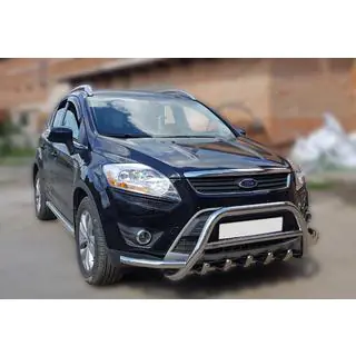 Bull bar WT003-Exclusive (inox) Ford Kuga 2008-2013 foto 2
