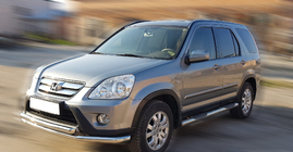 Honda CRV 2001-2006 Protectie Fata ST014 (Inox) foto 3
