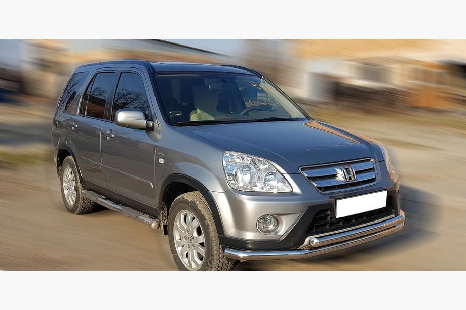 Honda CRV 2001-2006 Protectie Fata ST014 (Inox) d60/42 Foto 2