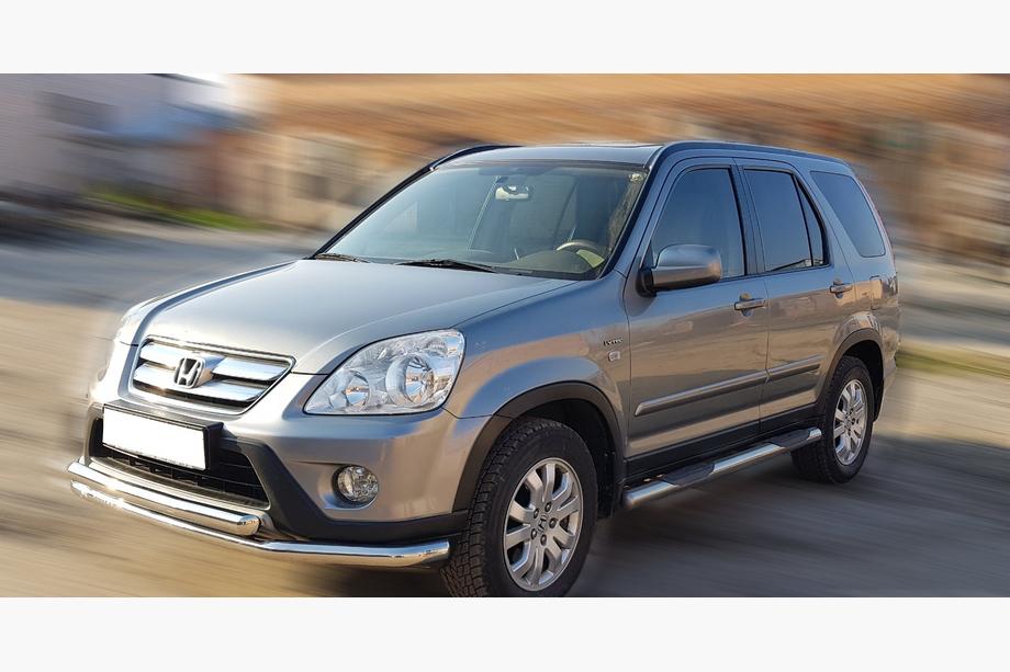 Honda CRV 2001-2006 Protectie Fata ST014 (Inox) d60/42 Foto 3