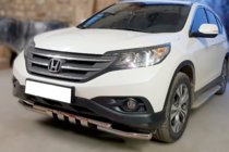 Honda CRV 2012-2016 Protectie Fata Shark Inox foto 2