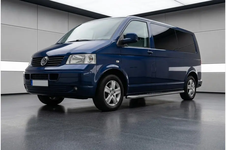 Volkswagen T5 Multivan 2003–2010 Praguri Laterale Maydos V1 (2 buc, Aluminiu si Otel Inoxidabil) Foto 1