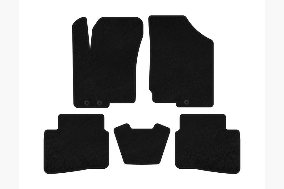 Kia Forte 2008–2024 Covorase textile Premium (2008-2012, Negru) Foto 1