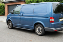 Volkswagen T5 Multivan 2003–2010 Praguri Laterale Bosphorus Black (2 buc, Aluminiu) Ampatament Lung foto 1