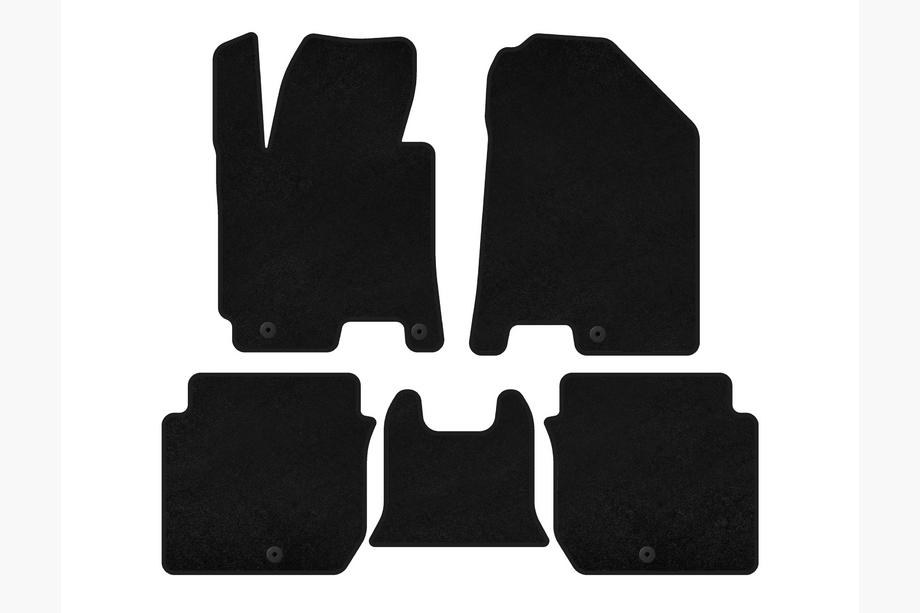Kia Forte 2008–2024 Covorase textile Classic (2016-2018, Negru) Foto 1