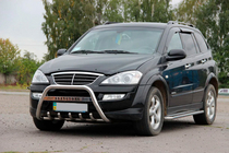 SsangYong Action 2005-2018 Bullbar WT004 Otel Inoxidabil foto 2