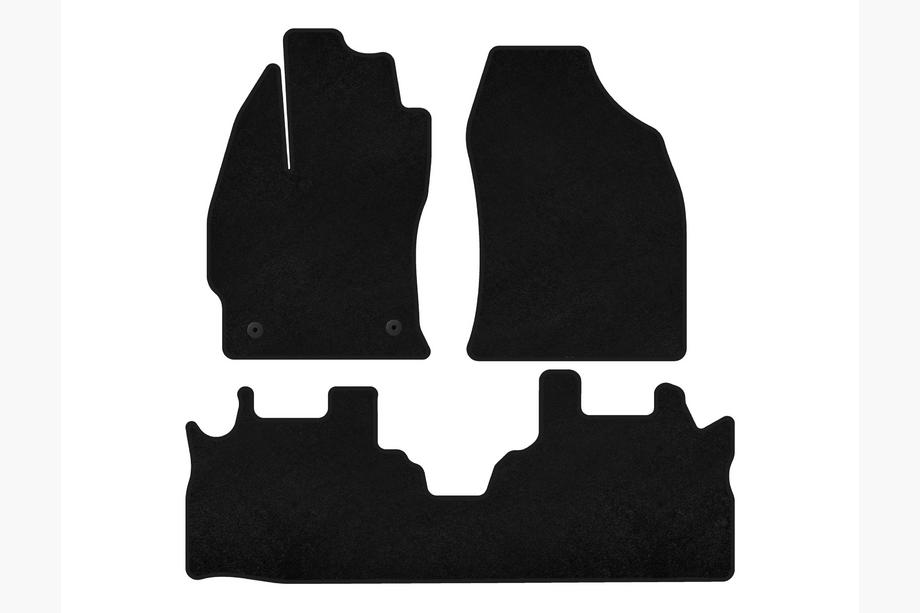 Toyota Prius Covorase textile Premium (2 randuri, Negru) Image
