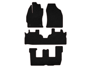 Toyota Prius Covorase textile Premium (3 randuri, Negru) foto 1
