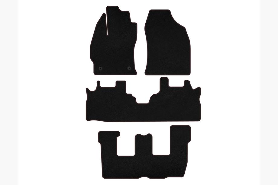 Toyota Prius Covorase textile Classic (3 randuri, Negru) Image