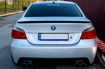 BMW 5 Series E60/E61 2003-2010 Spoiler M5-Style (Negru Lucios) foto 4
