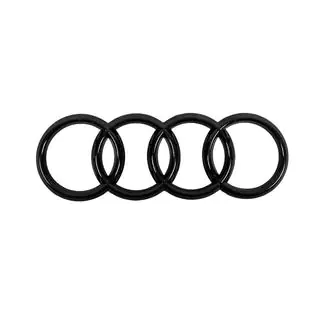 Emblema fata Audi Black (285 mm x 100 mm) foto 1