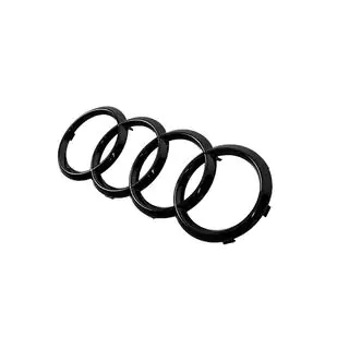 Emblema fata Audi Black (285 mm x 100 mm) foto 2